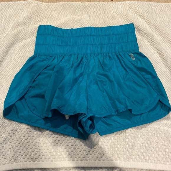 NEW Free People Movement The Way Home Shorts teal blue​​​​​​​ - Picture 2 of 6